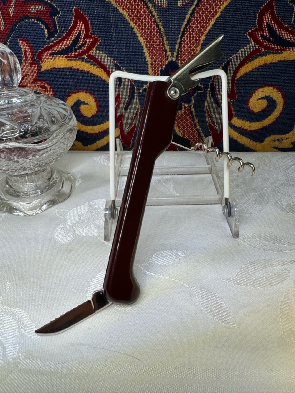 Capitano Franmara Bottle Opener/Waiter's Corkscrew - long handle